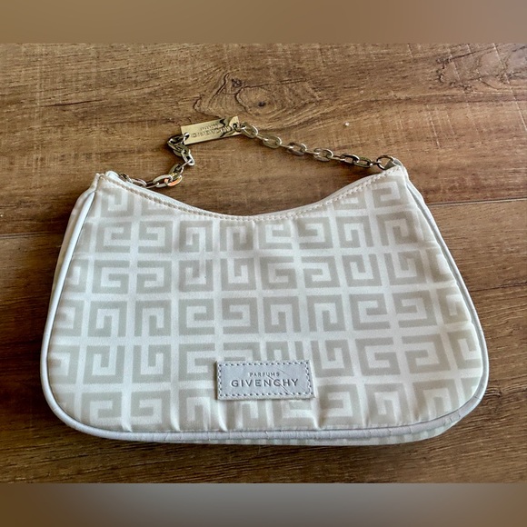Givenchy white Patterned Women\'s Parfume cloth mini Bag